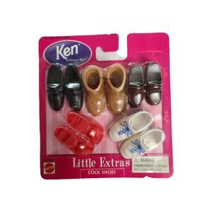 Ken Barbie's Boyfriend Little Extras Cool Shoes Boots Sneakers Casual 1998 Vtg